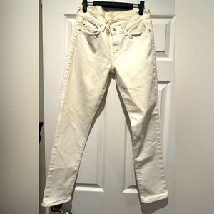 7 For All Mankind white jeans